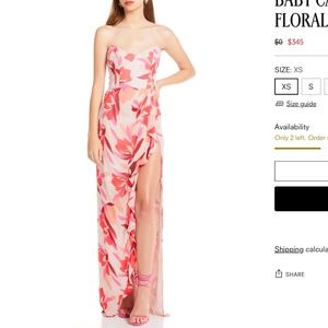 Katie May Baby Cakes Dress NWT in Pink Floral